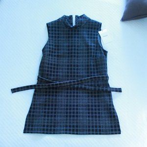 Theory Mock Neck Knit Tunic Top